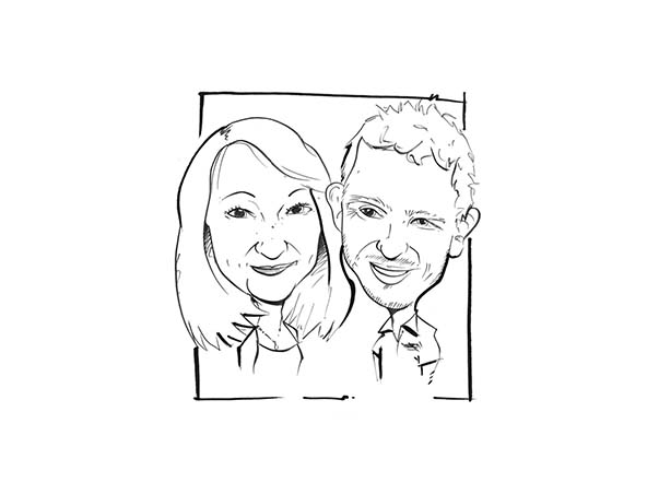 Luke Watson, caricaturist in Perth