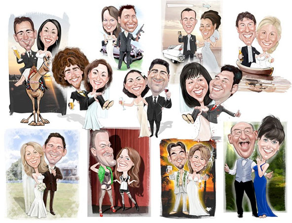 Terry Dunnett, caricaturist in Perth