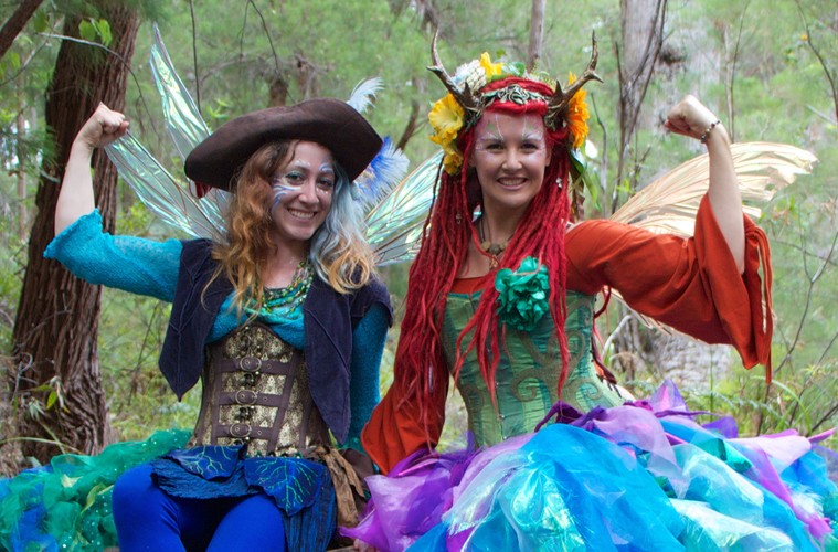 Eco Faeries, fairy costume character in Perth, photo 3