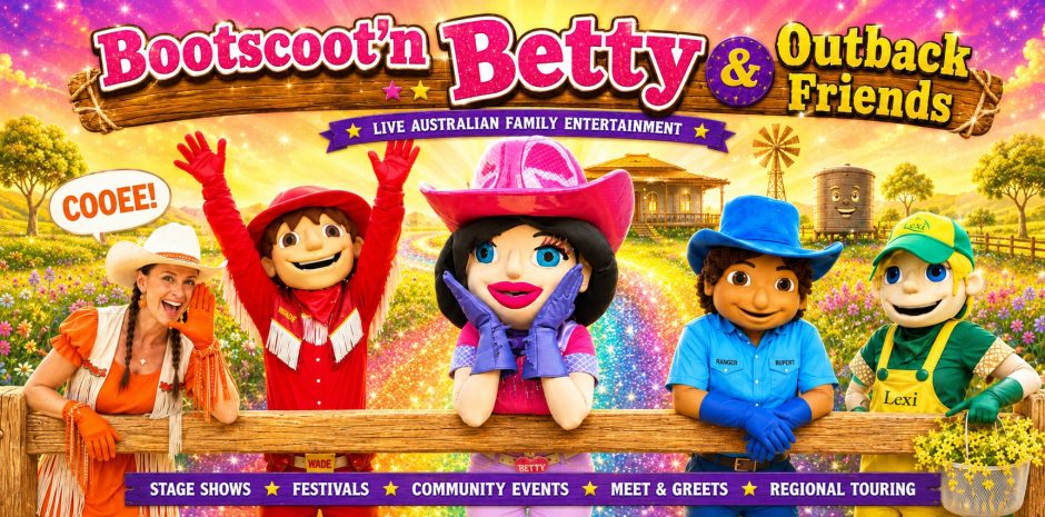 Bootscoot’n Betty & Outback Friends, children's entertainer in Perth