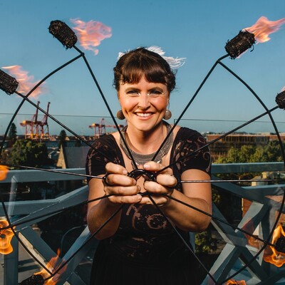 Sarah Spirals, hula hoop in Perth, photo 2