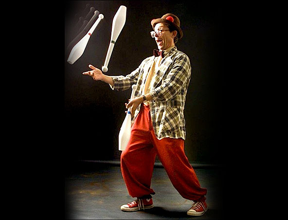 Edward DeBozo, clown in Perth