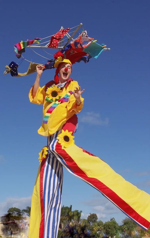 Peggy the Washing Clown, live in Perth
