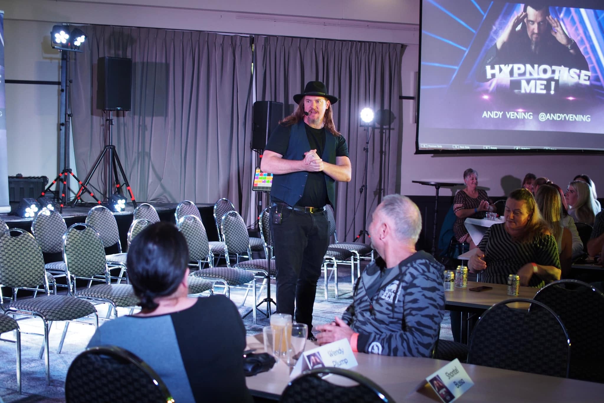 Andy Vening, comedian in Perth