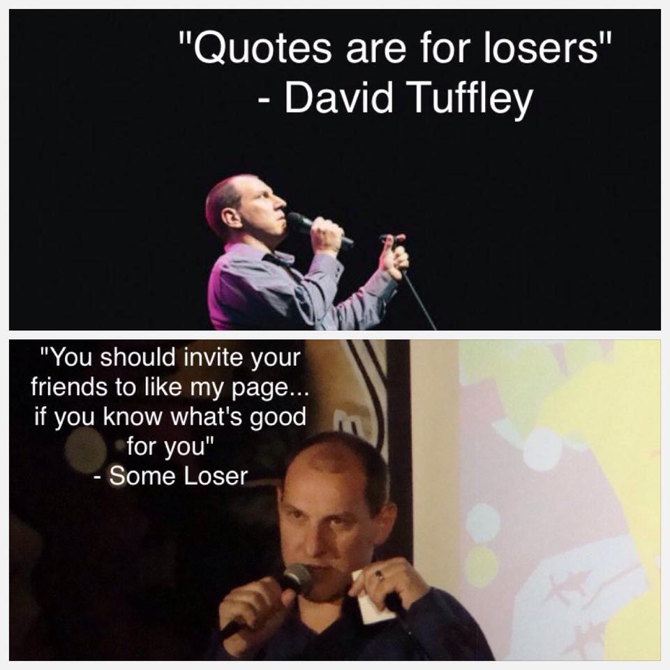 David Tuffley, comedian in Perth