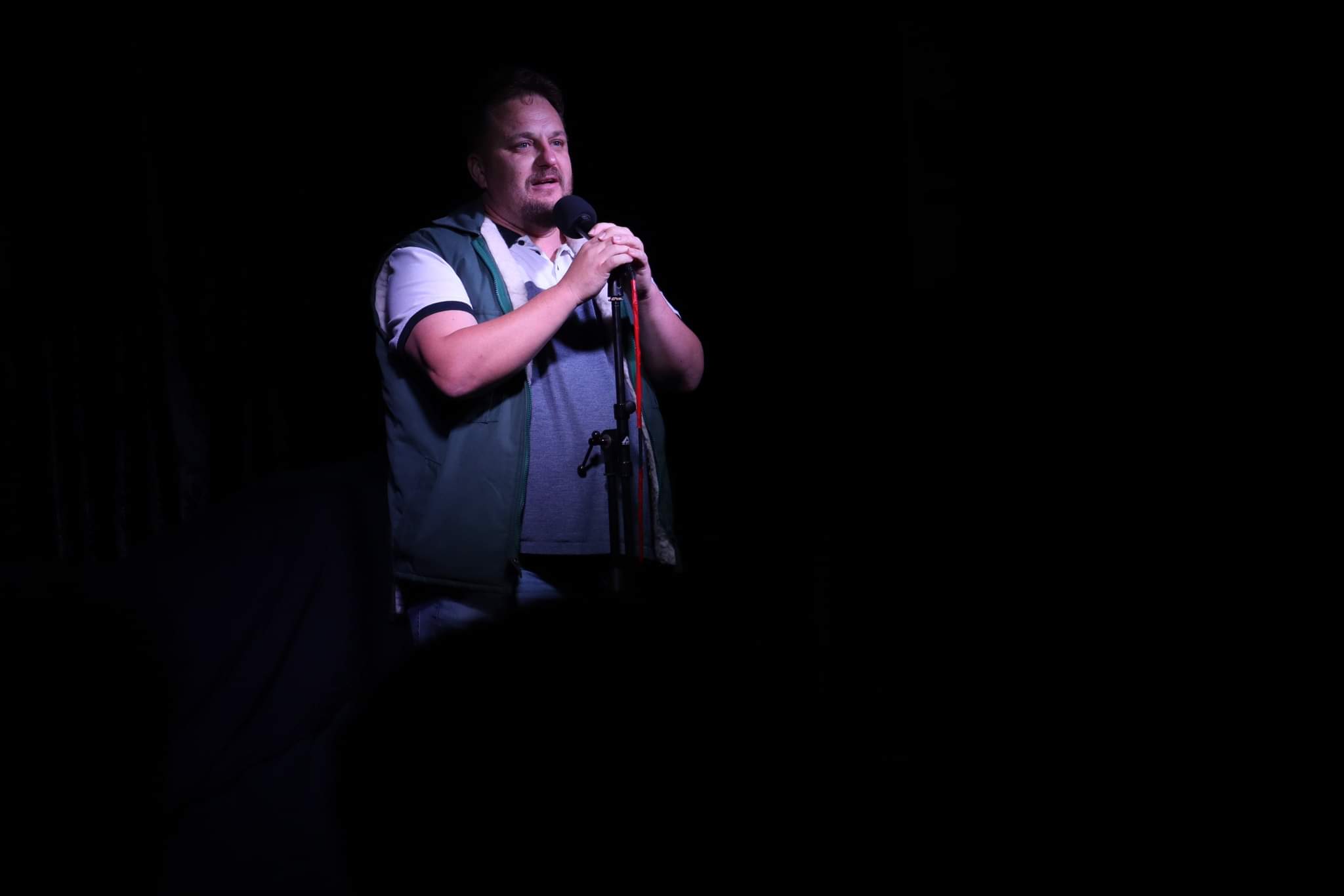 Zhygi, comedian in Perth