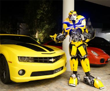 Bumble Bee Perth Transformer, costume character in Perth