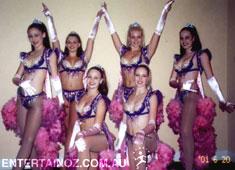 Pizzazz Dancers, live in Perth