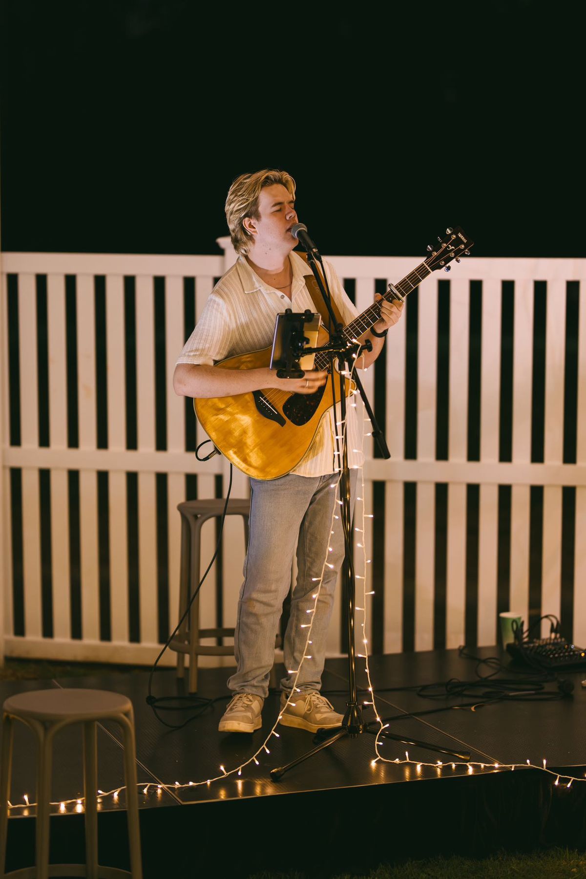 Eoin Lyall, musical soloist in Perth