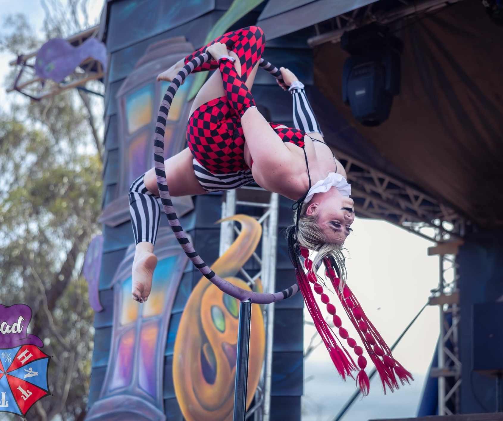 Charliquin, fire performer in Perth