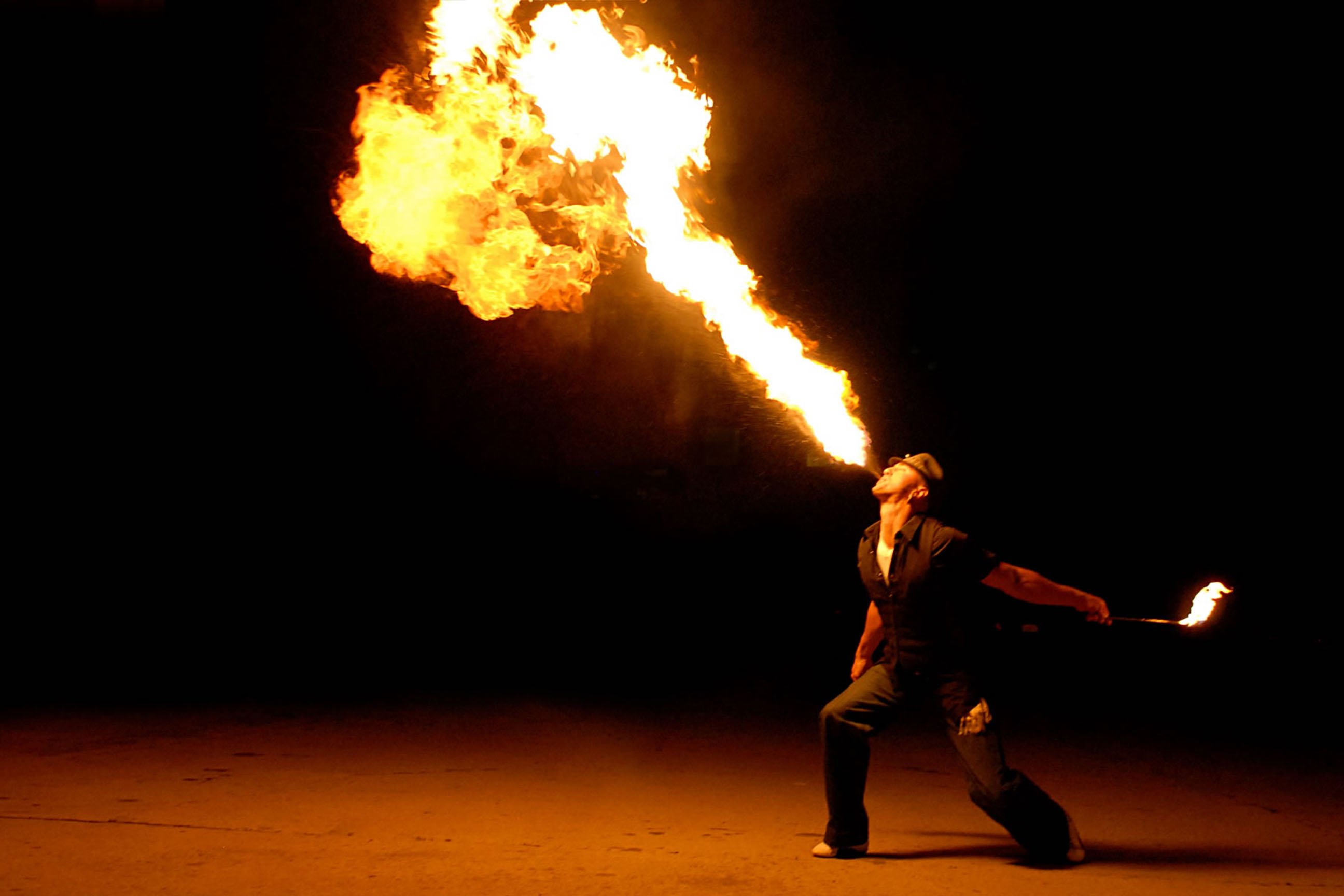 DragonHeart, fire performer in Perth