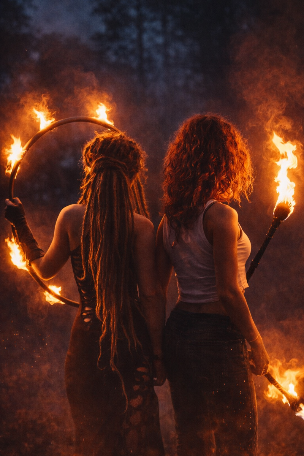 Ember & Orbit, fire performer in Perth