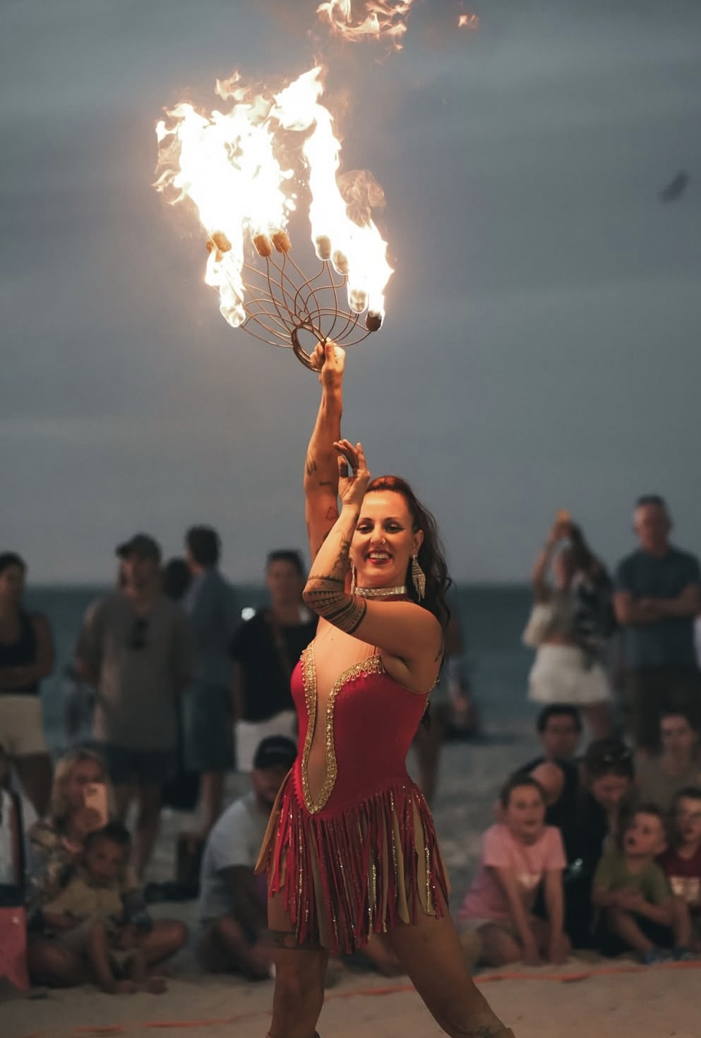 Illumina, fire performer in Perth