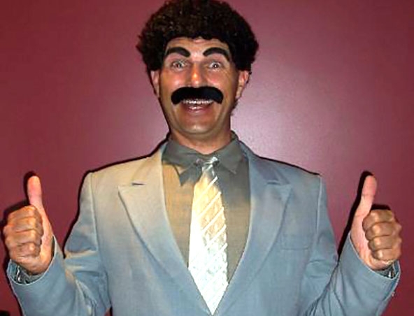 Borat Impersonator, live in Perth