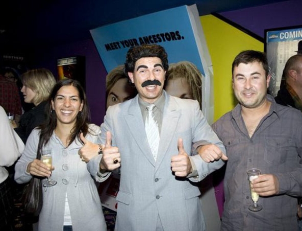Borat Impersonator, live in Perth, photo 2