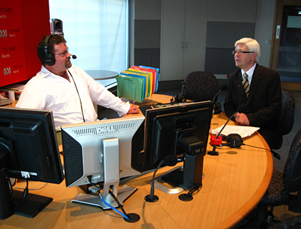 Kevin Rudd, impersonator in Perth, photo 2