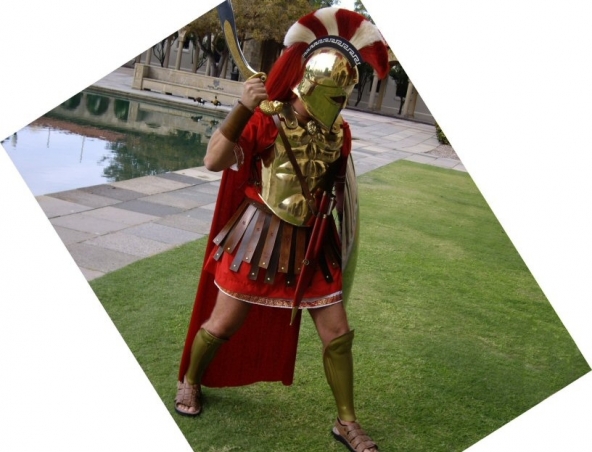 Spartan Impersonator, live in Perth
