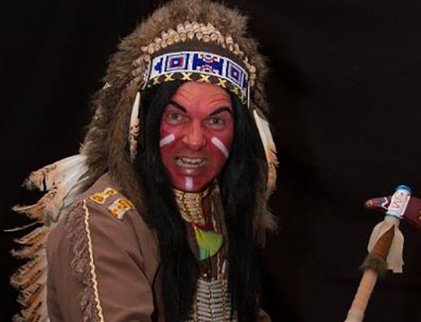 Big Chief Likeanookie Impersonator, live in Perth