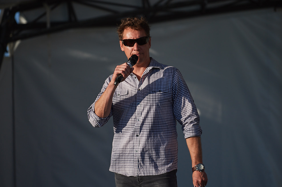 Brad ‘Potts’ Pottinger, mc-master of ceremonies in Perth, photo 2