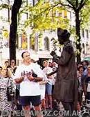 Matthew Flinders, mime in Perth, photo 2