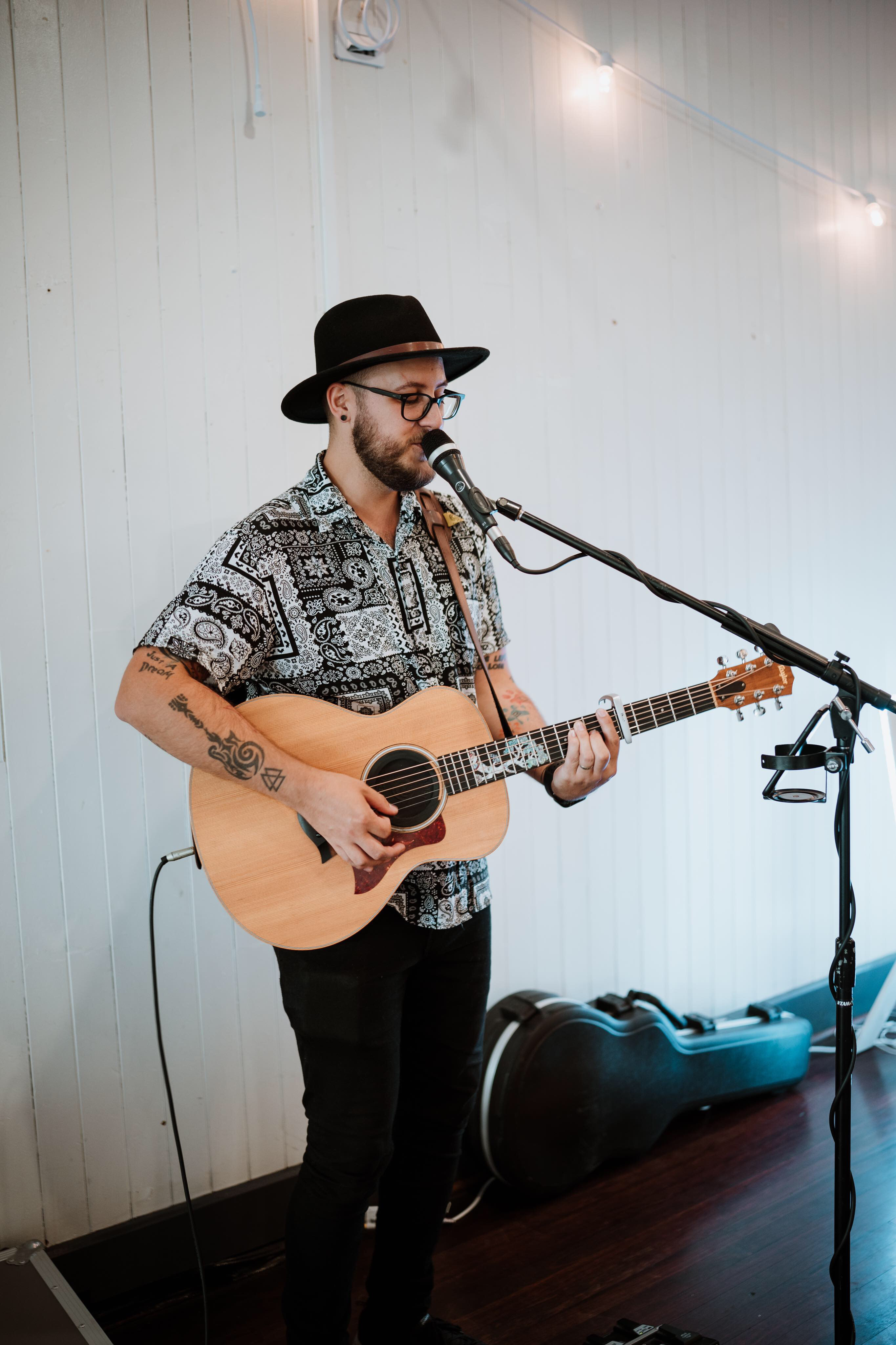 Brandon Gray, musical soloist in Perth
