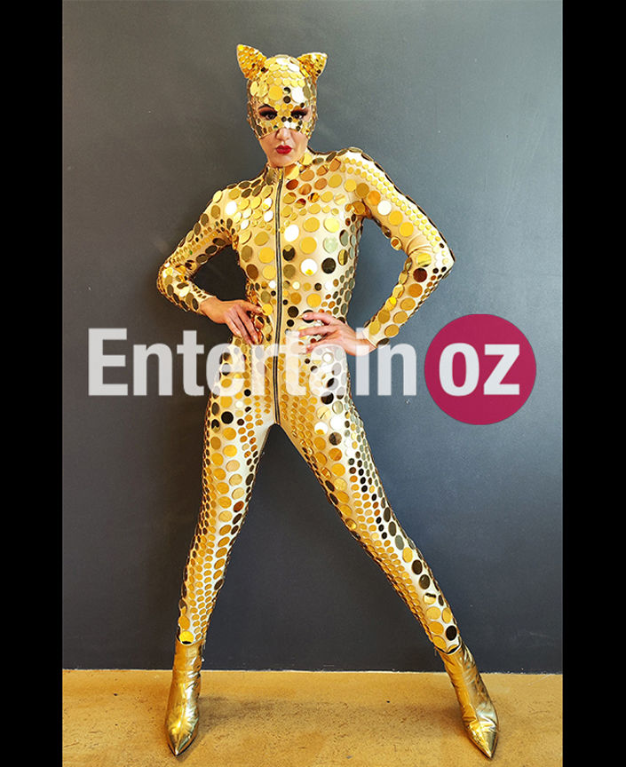 Golden Mirror Disco Kittens, roving entertainer in Perth, photo 2