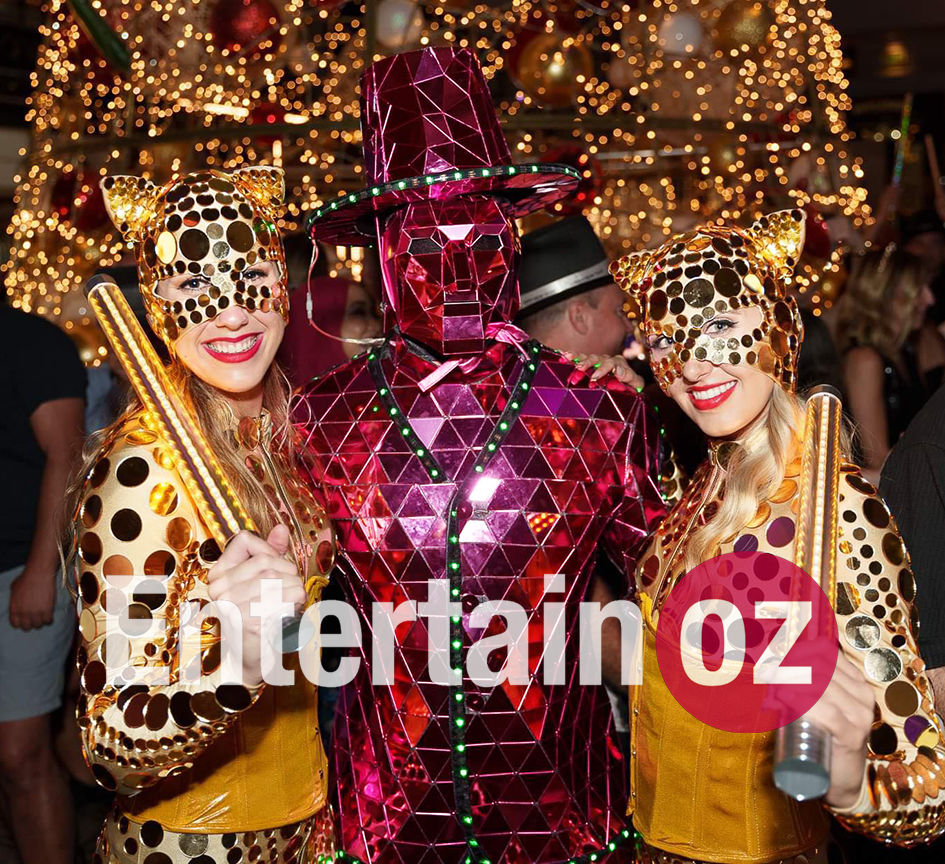 Golden Mirror Disco Kittens, roving entertainer in Perth, photo 3