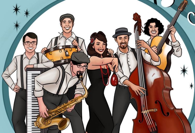 Roving Swing Band, roving entertainer in Perth, photo 3