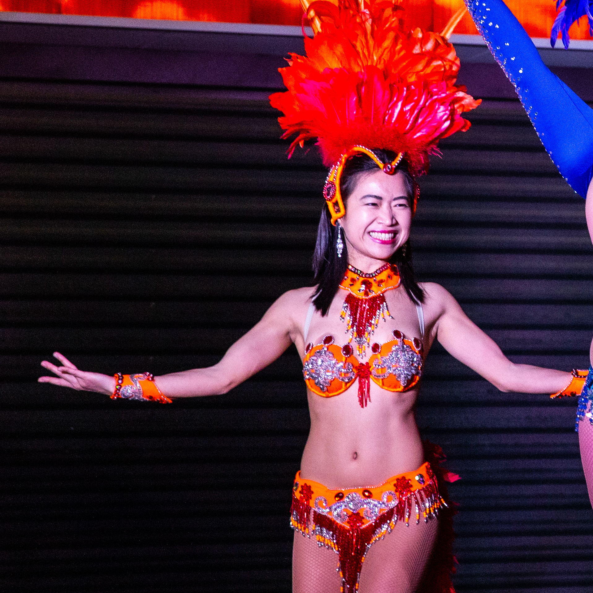 Lulu, samba dancer in Perth