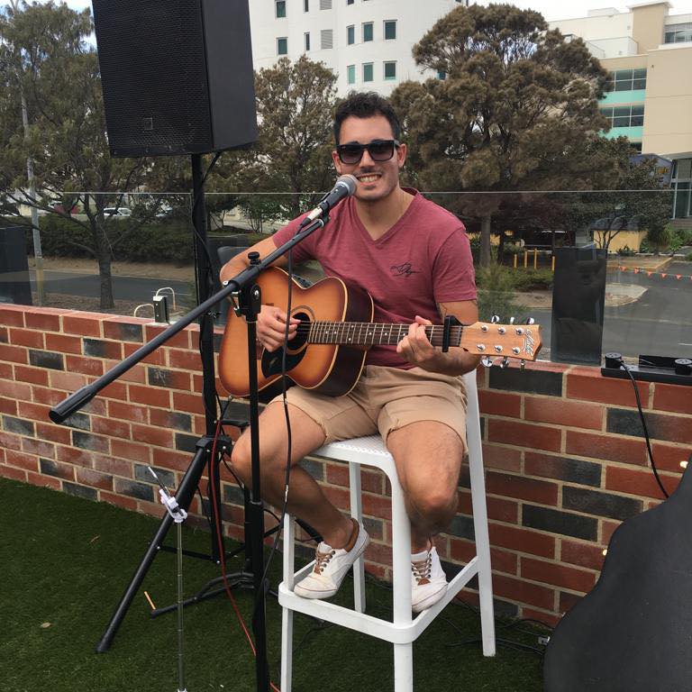 Lukas D'Aqui, singer-songwriter in Perth, photo 2