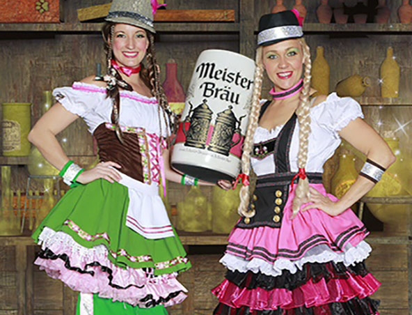 Beer Wenches, stilt walker in Perth