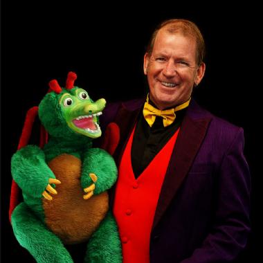 Drippy the Dragon, ventriloquist in Perth, photo 2