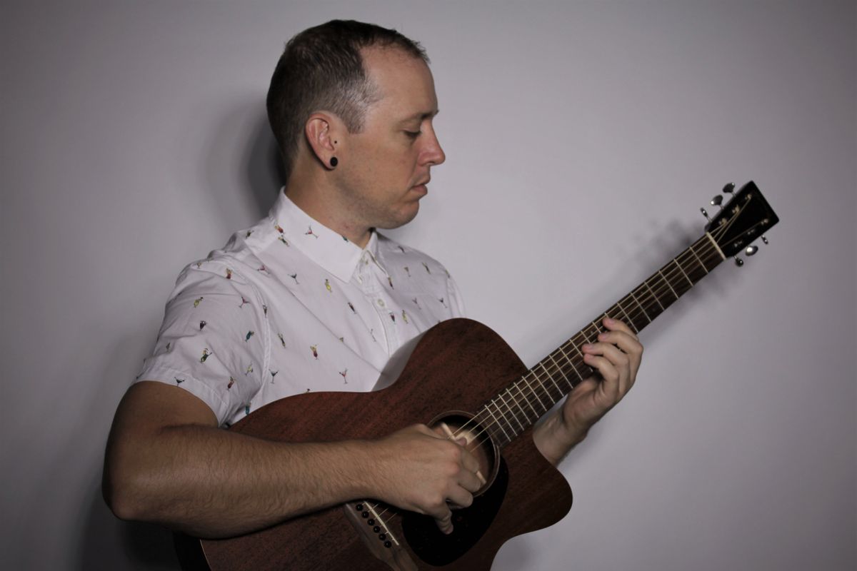Brad Poole, guitarist in Sunshine Coast