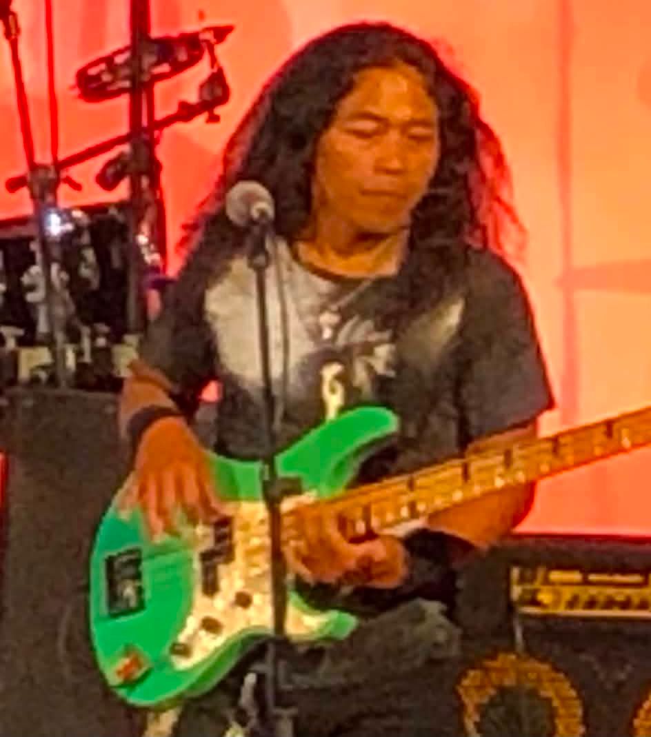 Doe Prijono, double bass player in Sunshine Coast