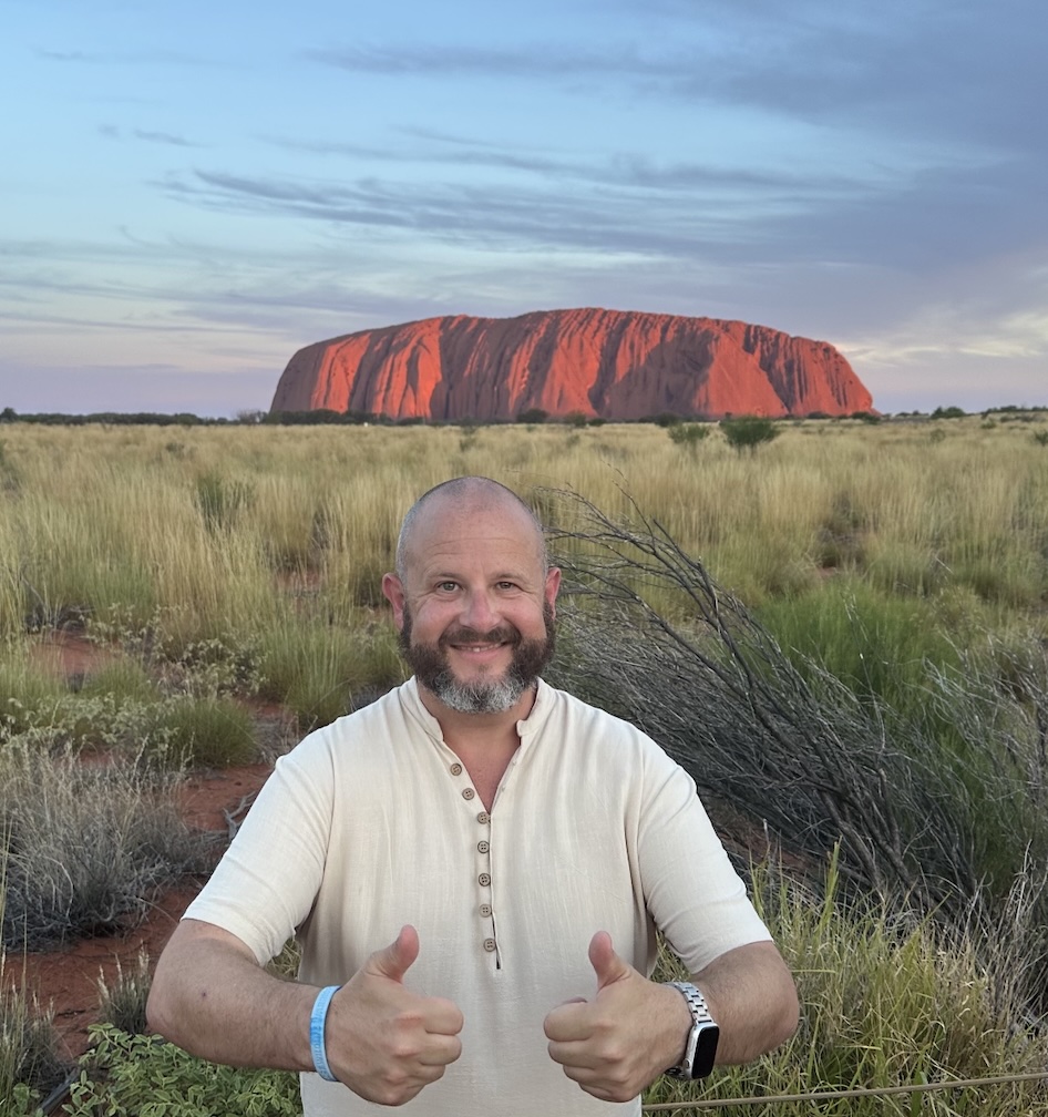 Ben Powney, mc-master of ceremonies in Sunshine Coast