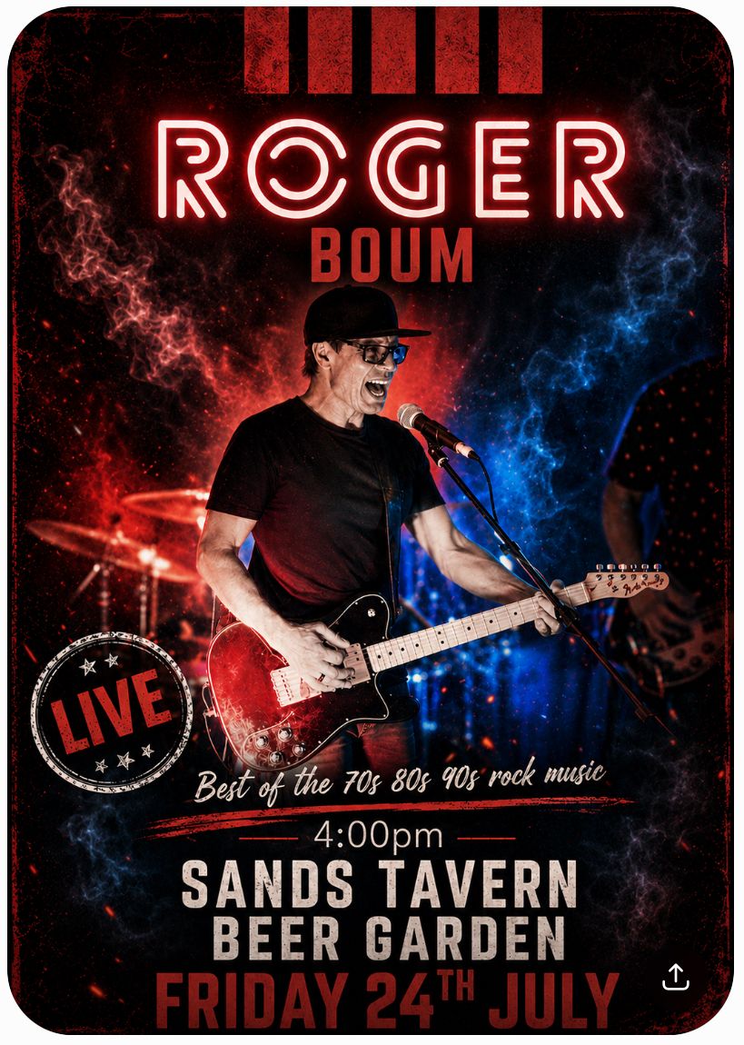 Roger Boum, guitarist in Sunshine Coast