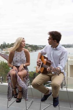 Jaz and Jesse, acoustic guitar and singer duo in Sydney