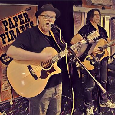 Paper Pirates Acoustic Duo, acoustic guitar and singer duo in Sydney