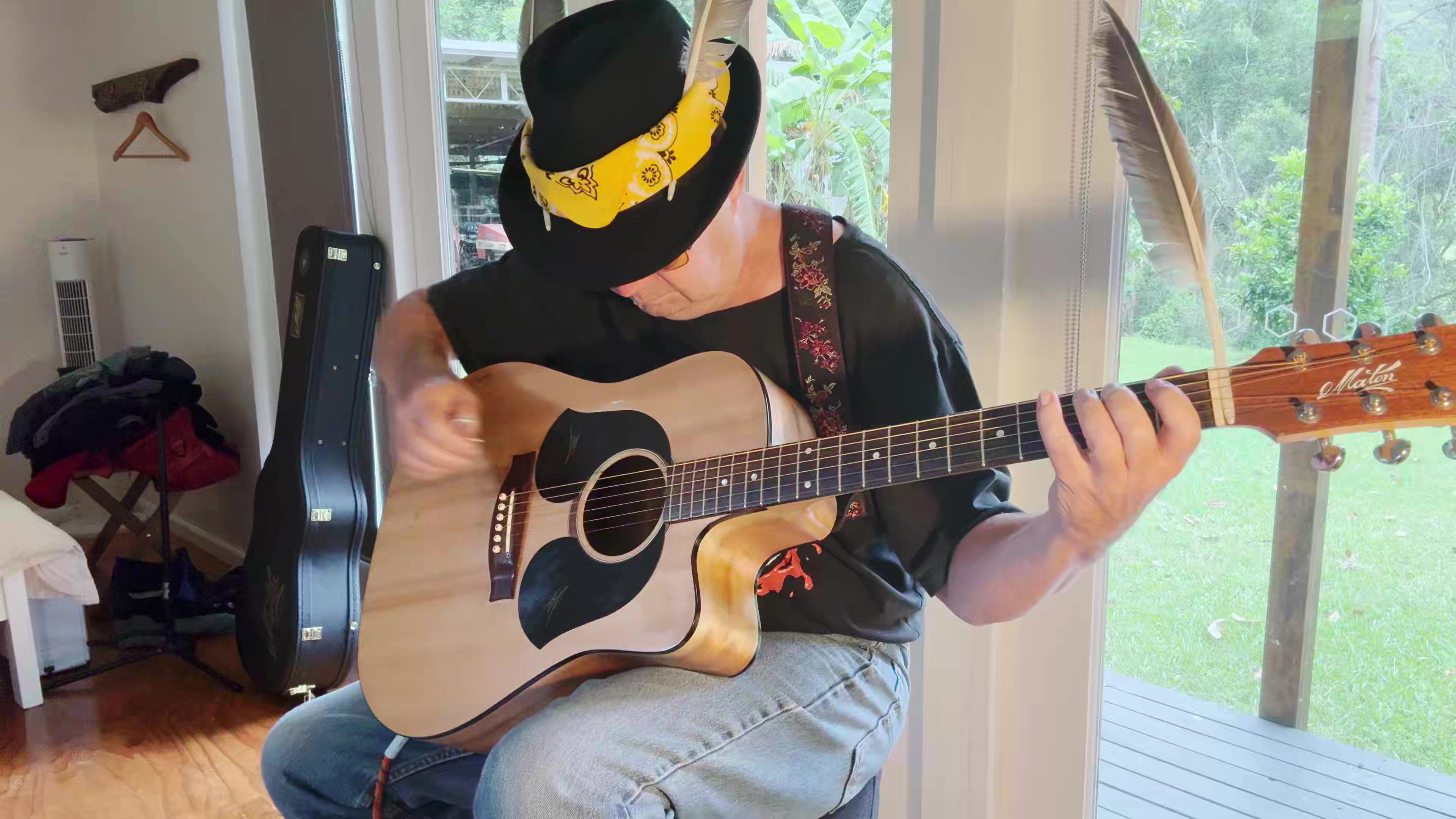 Gary Goosefeather, guitarist in Sydney