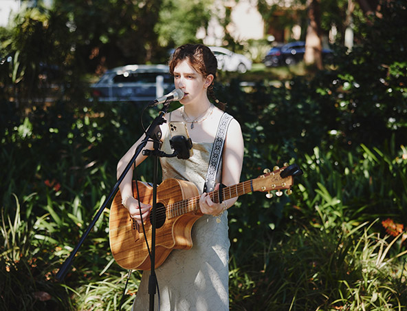 Ange, musical soloist in Sydney