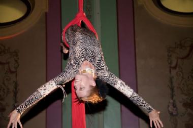 Kate Reid, aerialist in Sydney