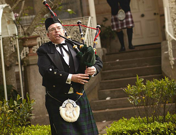 Dave, bagpiper in Sydney, photo 3
