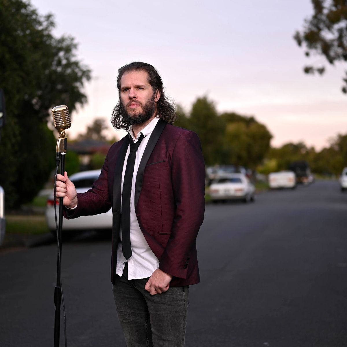 Brett Sams, singer in Sydney