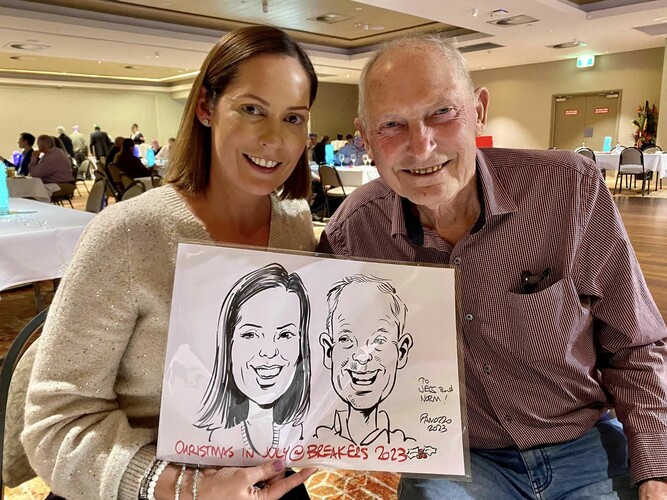 Steve Panozzo, caricaturist in Sydney, photo 3