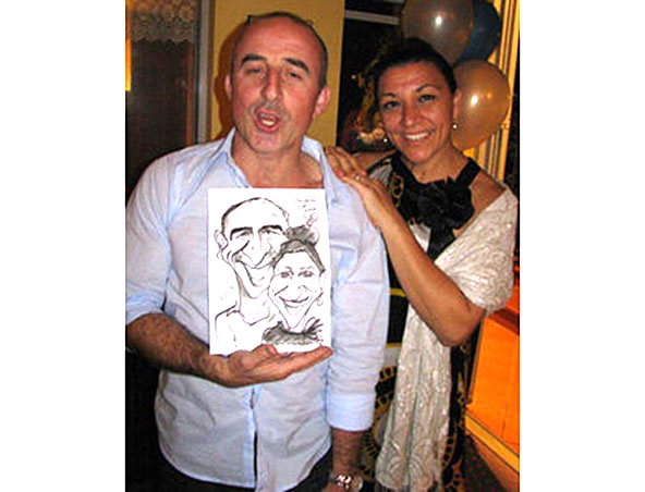 Mark Tippett, caricaturist in Sydney