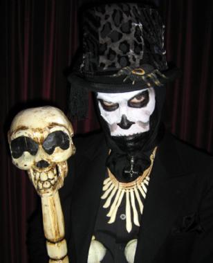Baron Samedi, character mc-master of ceremonies in Sydney