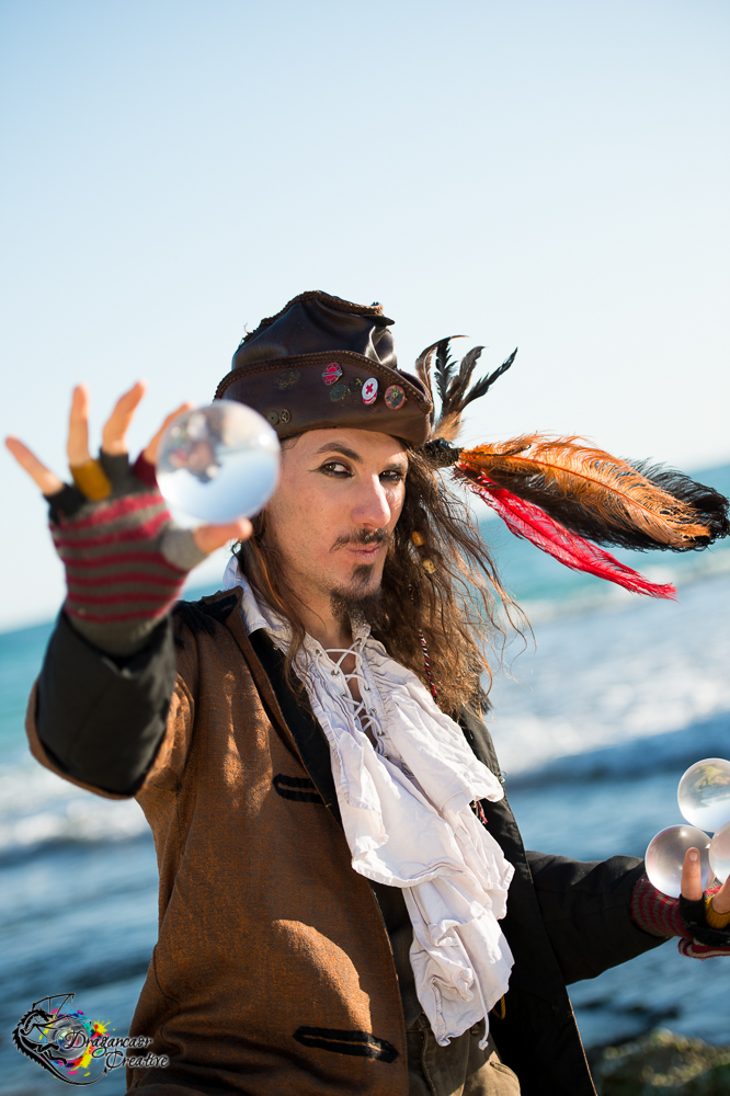 Pirateman Michael, pirate costume character in Sydney