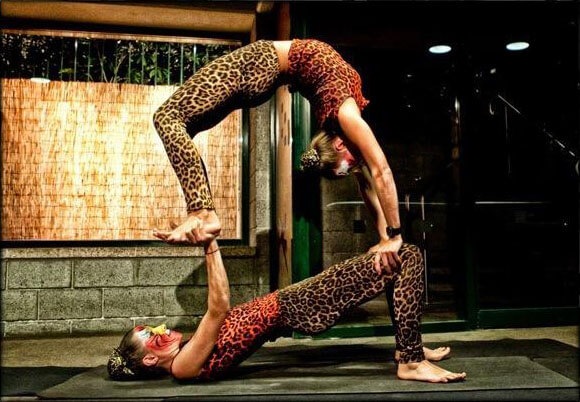 Acrobatics, circus act in Sydney