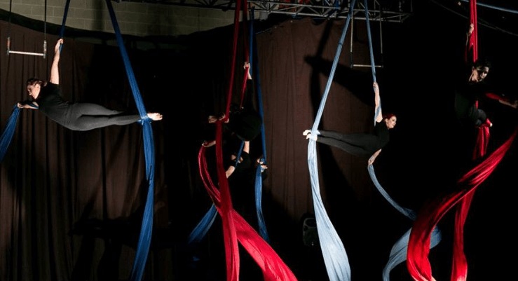 Aerial Tissue, circus act in Sydney