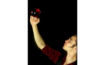 Crystal Ball Contact Juggle, circus act in Sydney